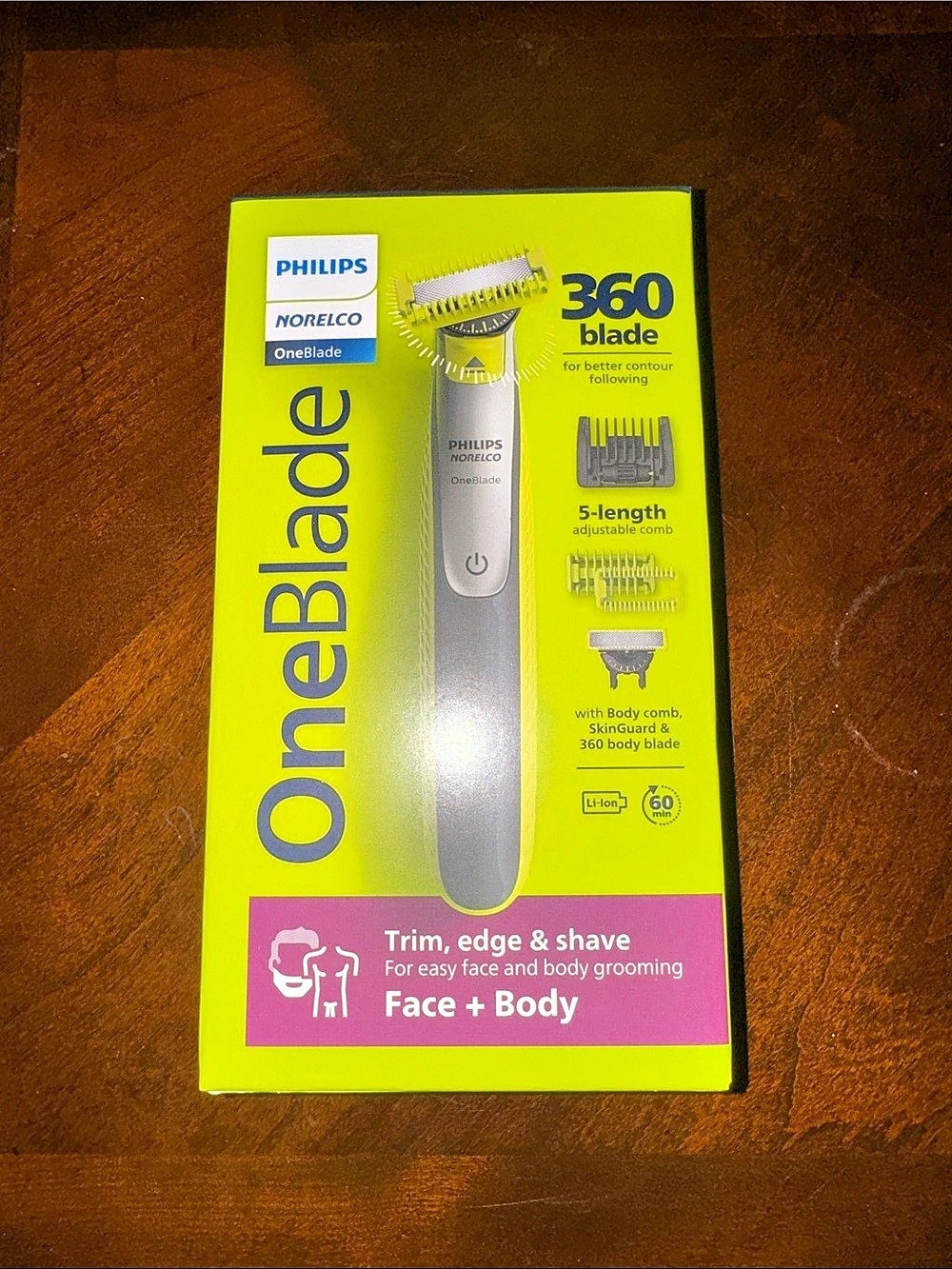 Philips Norelco OneBlade 360 Face + Body Trimmer NWT